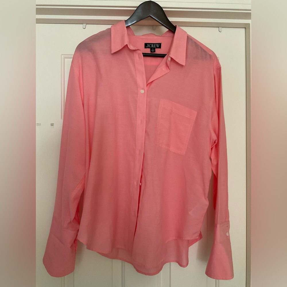 J. Crew Coral Shirt